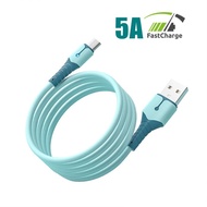 Fast Charger Cable Liquid Silicone with Led Light Cable Type-c