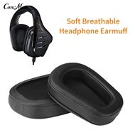 1 Pair Ear Pad Soft Breathable Headphone Earmuff Replacement Accessories for Logitech G633 G933