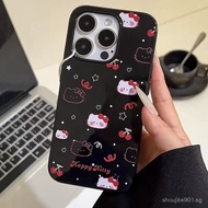 ins Cherry kt Shiny Jelly Suitable for Cats iPhone Phone Case Applies iPhone 16 Pro Max/15/14 Pro Ma