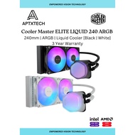 Cooler Master ELITE LIQUID 240 ARGB ( AIO ) Black / White