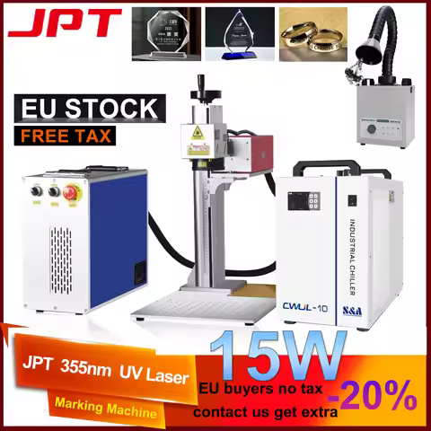 5W/10W/15W JPT UV Laser Egraving Machine 355nm 5W UV Laser Maker 15W JPT UV Laser For Glass/Wood/Acr