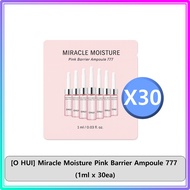 [O HUI] Miracle Moisture Pink Barrier Ampoule 777 (1ml x 30ea) #159