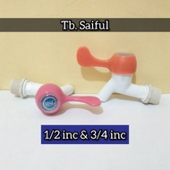 1/2 inch and 3/4 inch water taps / size combination water taps