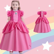 Princess Peach Gown Costume for kids