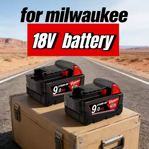18V 6Ah/9Ah Rechargeable Battery For Milwaukee 18V battery, For M18 power Tools 48-11-2402 48-11-241