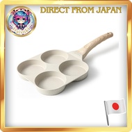 CAROTE Carote Frying pan with fried egg, divider, gas flame and induction compatible PFOA PFOS Free 