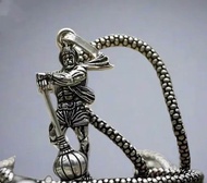 BAHUBALI HANUMAN PENDANT WITH CHAIN SILVER COATED