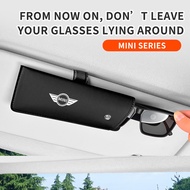 MINI car glasses case mini cooper R50 R53 R55 R56 R57 F54 F55 F56 F57 Sunshade storage box Magnetic 