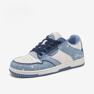 Dickies | รองเท้าผ้าใบลำลอง Dickies สำหรับผู้ชาย สีน้ำเงิน กางเกงชิ้นเดียว ทรงลำลอง สวมใส่สบาย ระบาย