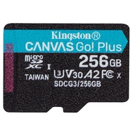 Kingston CANVAS Go! Plus A2 U3 V30 MicroSD 256GB 512GB 32GB 64GB 128GB 1024GB 1TB Memory Card SDXC Class 10 TF Mini Card Micro SD 256G 512G 1T 1024GB 32G 64G 128G for Camera Smartphones Laptop