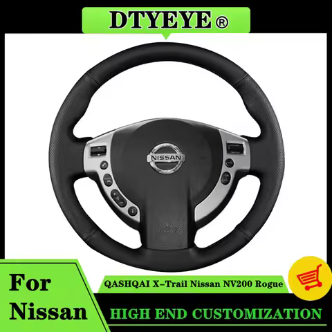 Car Steering Wheel Cover For Nissan QASHQAI X-Trail Nissan NV200 Rogue Car Accessory Customized Orig