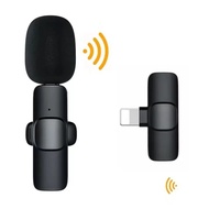 【ส่งจากไทย】Wireless Microphone K9 ไมโครโฟนไร้สายแบบพกพาใช้สําหรับ สมาร์ทโฟน ไมค์ไร้สายหนีบเสื้อ ไมค์หนีบปกเสื้อ สำหรับโทรศัพท์ iPhone Xiaomi oppo vivo