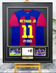 尼馬 Neymar Jr. 巴塞隆拿主場簽名球衣 獨立認證證書