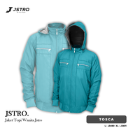 Jstro Jaket Wanita Mayer Topi Lepas Biru Tosca