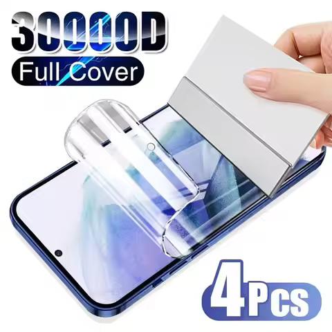 4Pcs Hydrogel Film Screen Protector For Samsung Galaxy S21 S22 S23 Ultra Screen Protector For Samsun