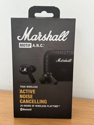 (99.9% new,有保養) Marshall Motif A.N.C. 藍牙抗燥耳機 Bluetooth wireless earpjone