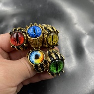 Cat's Eye Ring Inlaid Cat's Eye Ring Men's Women's Colorful Eye Ring Ring