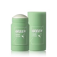 Holmeey Green Tea Purifying Clay Stick Mask Oil Control Anti-Acne Aubergine Fine Solid Acne Cleansing Solid Mask Green Tea Deep Cleansing Moisturising Mask for People