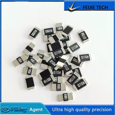 100PCS/lot 2W 2512 5% SMD High Power Thick Film Resistors 0R 1R 2R 3R 5.1R 10R 15R 47R 100R 200R 1K 