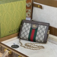 GUCCI Ophidia GG迷你晚宴鍊包🤎經典夯款
