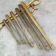 Handmade Palm Bamboo 9.5 Inches Fan Core Taosu Gongsi 27cm Square 9 Inches Fan Bone Jade Bamboo Whol