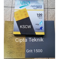 Taiyo Grit 1500 KSCW Abrasive Sand Paper Waterproof CC 1500CW Waterproof Sandpaper Grit1500