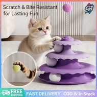 Pet cat toy cat interactive game board funny cat toy three-layer cat turntable Pet Entertainment