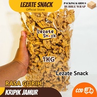 Kripik Jamur Tiram Crispy 1kg Kiloan Murah Enak Gurih / Keripik Jamur Crispy Kiloan Snack Grosir Cri