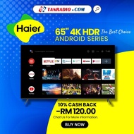 [FREE SHIPPING] Haier LED 4K HDR Android TV (65”)