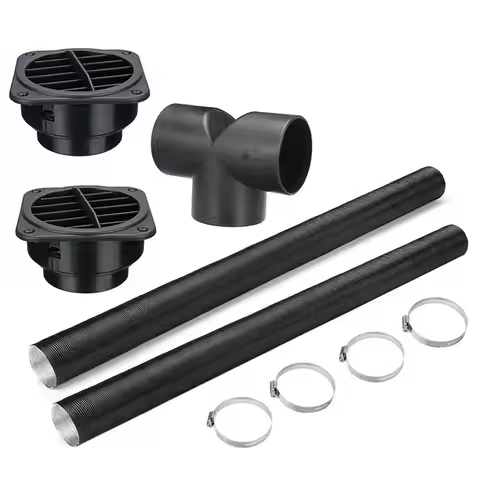 Diesel Heater Pipe 2KW- 8KW Parking Heater Telescopic Hose For Webasto Vent T-Shaped Tee