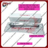 (ANSHIN JAPAN) STEERING RACK END TOYOTA ALTIS ZZE141 ZZE142 ZRE142 ZRE143 ZRE172 ZRE173 ZRE171 / WIS
