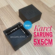 5 x 5 cm hollow rubber feet 50 x 50mm cover feet