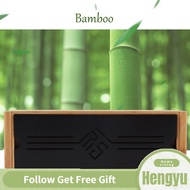 hengyu Tea Tray Drainage Type Cup Plate Traditional Chinese Serving Kung Fu Accessory 14.96 x 5.28 1