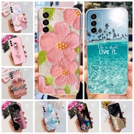 For Samsung Galaxy M13 M23 M33 M53 5G Case 2023 New Fashion Flower Pattern Soft Casing For Samsung F