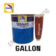 EMJ Glasurit Body Filler Gallon - Multi-Surface Masilya for Car Motorcycle Wood Metal & Plastic