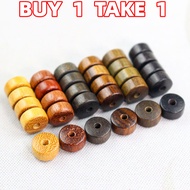 Manik Spacer Cendana Hijau 4x7mm Kayu Hitam Rosewood Manik Longgar Borong DIY Aksesori Manik