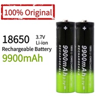 18650 Rechargeable Battery 9900mAh 3.7V Li-ion Battery For Flashlight Fan Large Capacity Power Cell