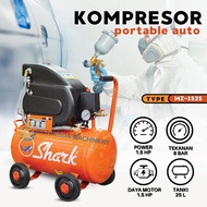 Kompresor Angin Portable 1.5 HP Shark Kompressor Listrik 2HP