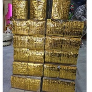 (1000 leaves) 9999 golden leaf arranged in a set of offering paper