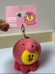 Line Friends Sally 八爪魚公仔吊飾