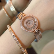 Chopard-Chopard HAPPY Diamond Women's Watch with Gold and DIAMONDS Will Have Progress and Earn, HAPP