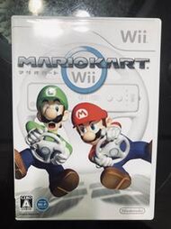 Wii 瑪利歐賽車Mario Kart(日文版) WII U 主機適用 (二手盒裝光碟)賣場還有專用方向盤歡迎加購