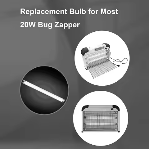 【Price-Drop】6 Pack Replacement Bulb FSL BL T8 F10W For 20W Bug Zapper , 13 Inch 10 Watt Light Bulb F