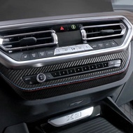 Tpic For X3 G01 G45 X4 G02 iX3 G08 Center Console CD Panel Trim Cover Wrap Carbon PVC Leather Car In
