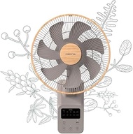 MISTRAL Greenleaf by Mistral MWF1454DR-G - 14" DC Wall Fan with Remote, 5 speeds, 30W, 8 hours timer