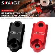 SAV For HONDA CR80R CR85R CR125R CR250R CR500R Front Brake Master Cylinder Clamp Cover CR 500 250 12