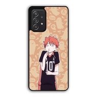 Case Casing Softcase Cover Samsung Galaxy A32 A52 A72 5g Suspicious face Hinata Haikyuu O7951