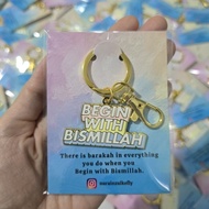 Begin with Bismillah Keychain