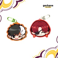 Windbreaker Chibi Acrylic Keychain | Sakura Haruka & Suo Hayato