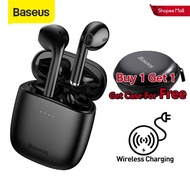 [Add on Case for Free]Baseus W04 W15 TWS Wireless Earphones Bluetooth Headphone 5.0 In Ear Earbuds Mini Headset For i14 13